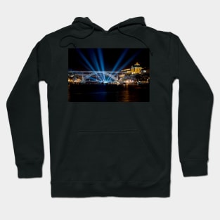 Dom Luis I bridge at night Hoodie